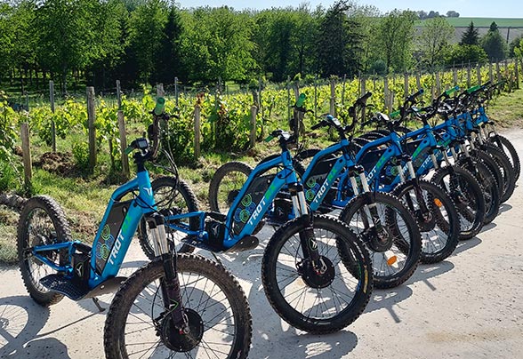 Trottinettes électriques dans l'Aisne (02)